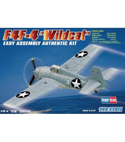 Amazon.com: Hobby Boss F4F-3 Wildcat (Early) Airplane Model